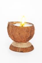 Aromatte / Свеча-эко ручной работы "Coconut" в скорлупе кокоса с ванилью