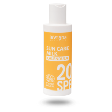 Levrana / Солнцезащитное молочко для лица и тела "Календула" 20 SPF