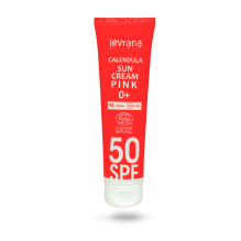 Levrana / Солнцезащитный крем для лица и тела «Календула 50SPF PINK 0+»